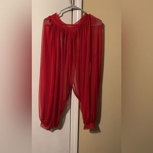 Long Sleeved Mesh Top